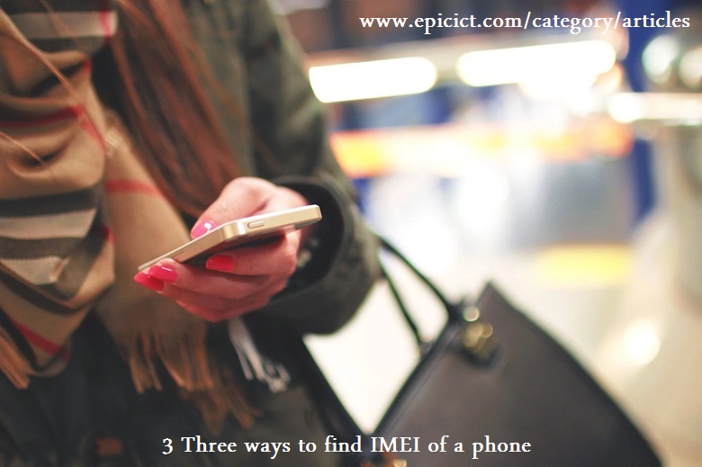 3 Three ways to find IMEI of a phone